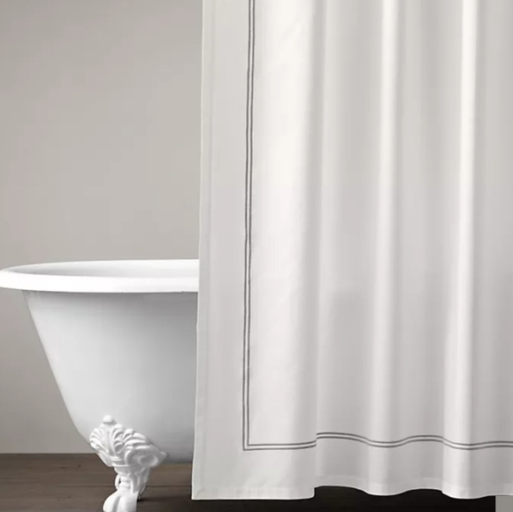 Restoration Hardware Other - RH Italian Hotel Satin Stitch Shower Curtain